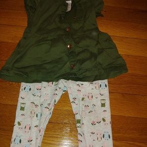 Baby girl owl outfit